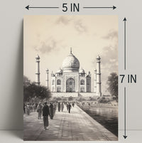 Timeless Beauty Of The Taj Mahal Poster