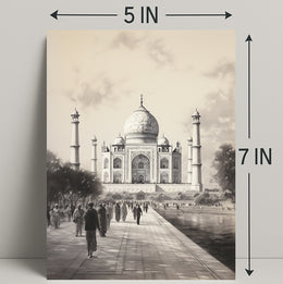 Timeless Beauty Of The Taj Mahal Poster