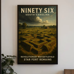 Ninety Six Star Fort Remains Poster