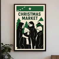 Christmas Market Celebration Poster