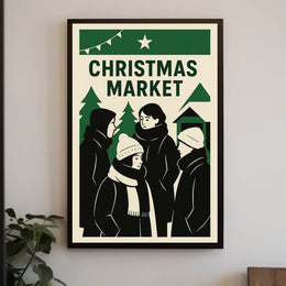 Christmas Market Celebration Poster