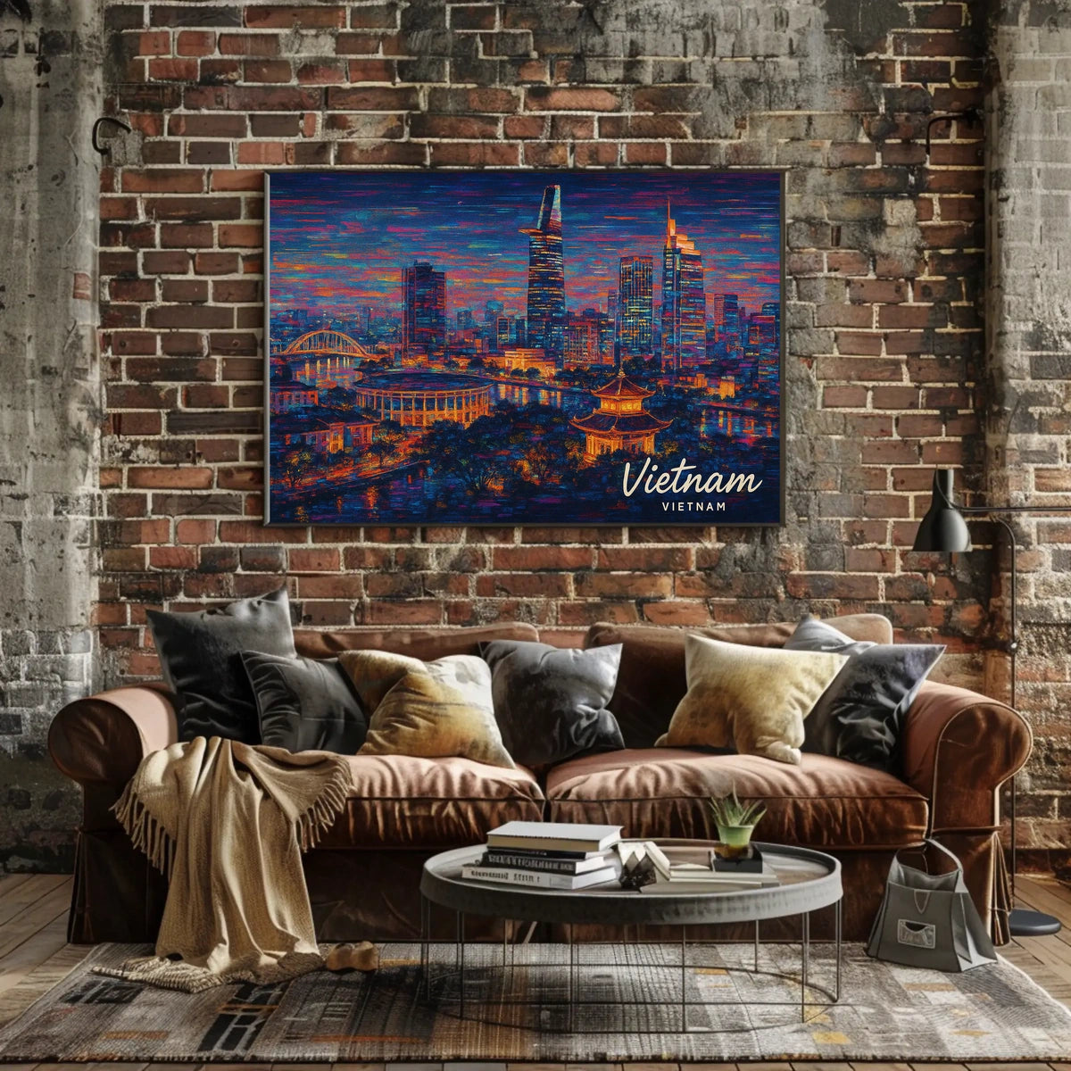 Vietnam Skyline Poster