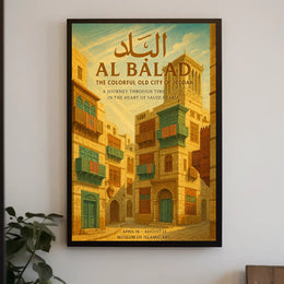 Al Balad The Colorful Old City Of Poster