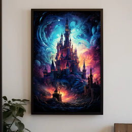 Enchanted Castle In The Cosmos Poster