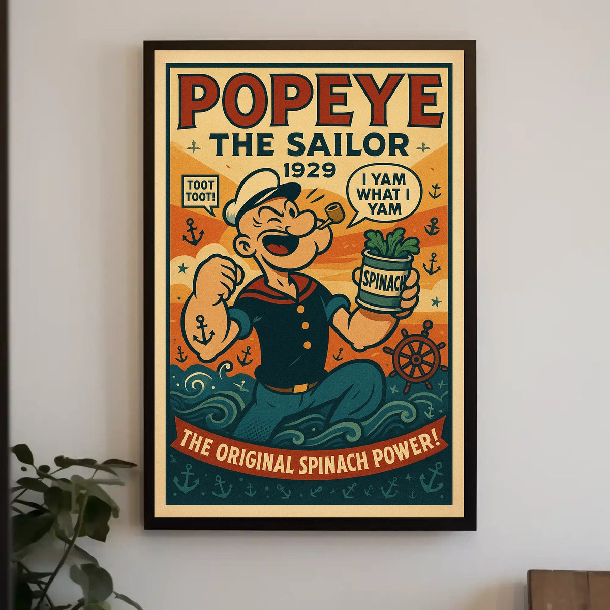 Popeye 1929 Art Poster POP-218