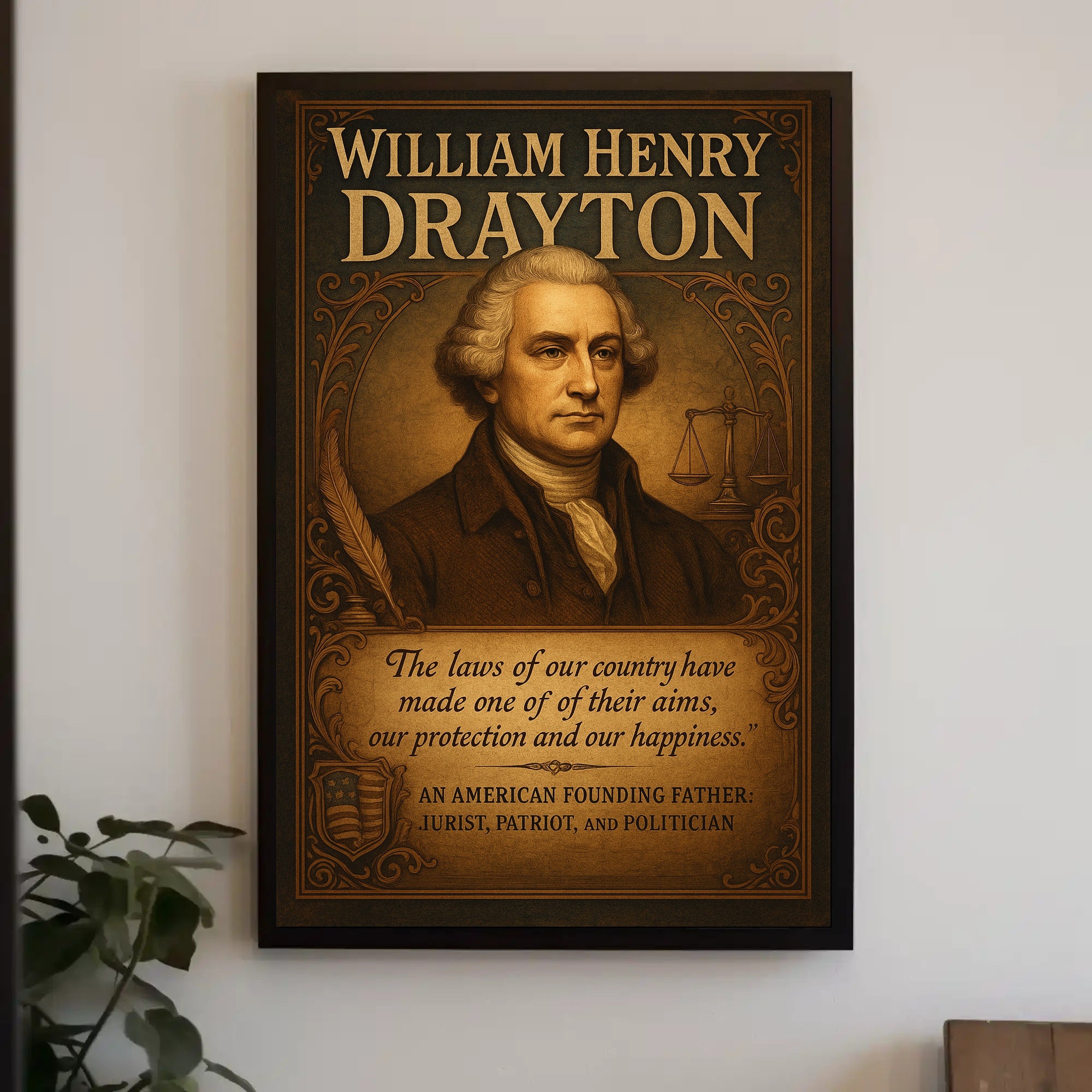 William Henry Drayton American Founding Father Poster PosterGoat