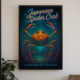 Japanese Spider Crab Guardians of the Deep Poster