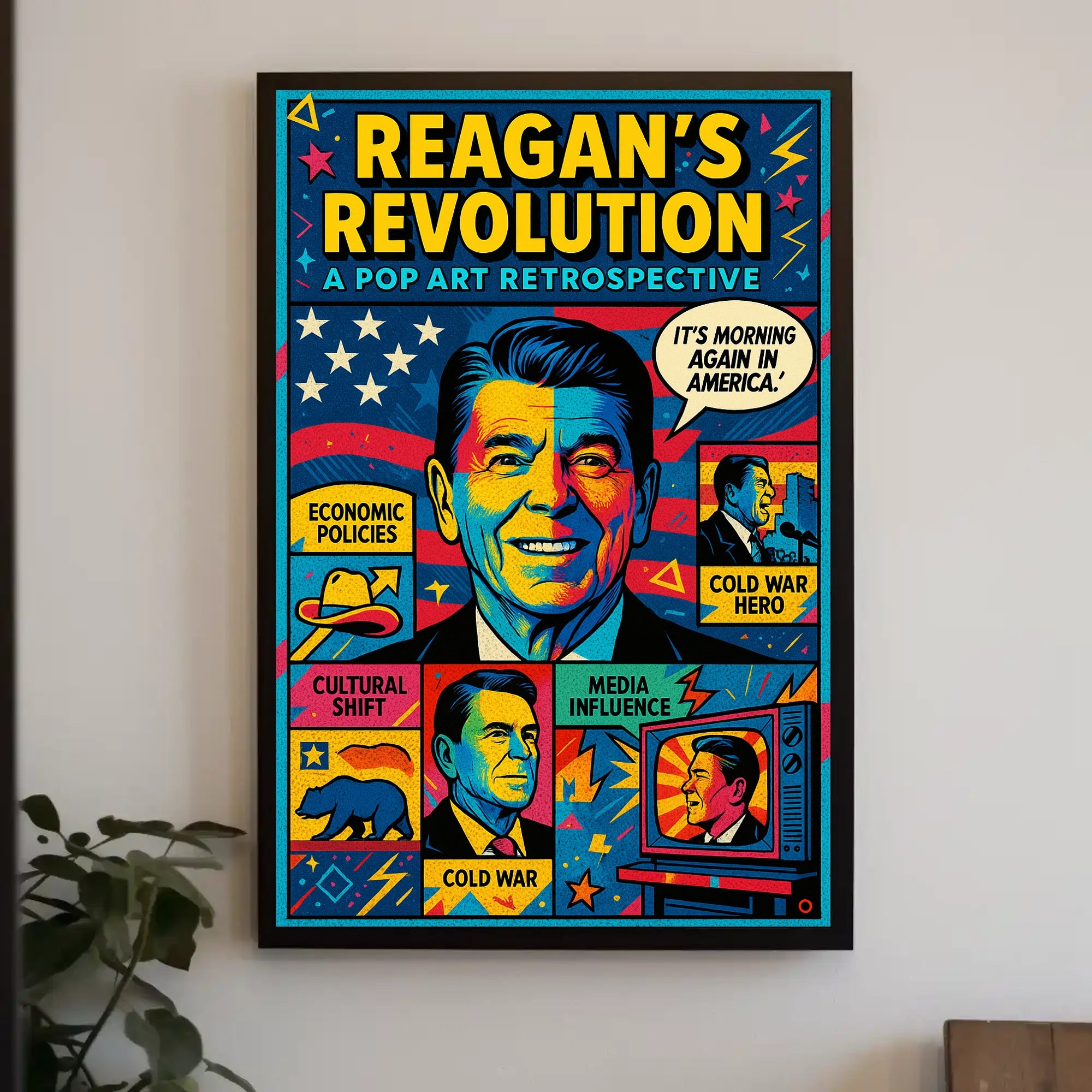 Reagan's Revolution Poster PosterGoat