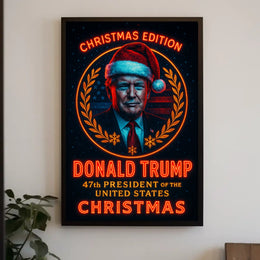 Donald Trump 47Th President Christmas Poster