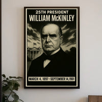 William Mckinley 25Th President Poster