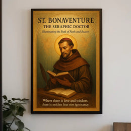 St. Bonaventure The Seraphic Doctor Poster