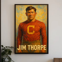 Jim Thorpe Portrait Poster