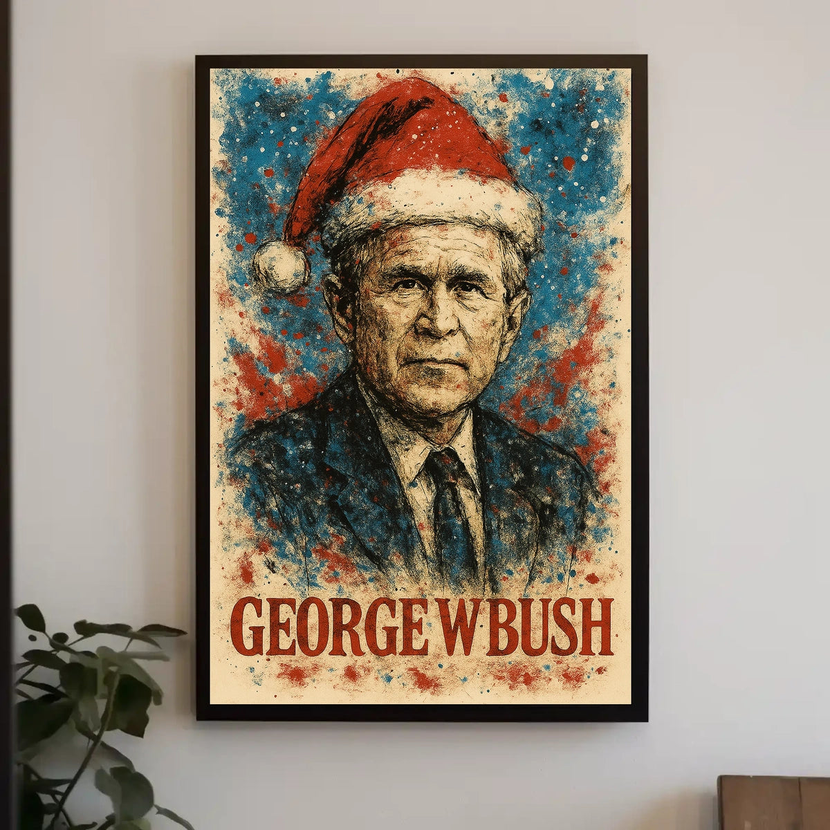 George W. Bush 43rd President of the United States Christmas SeriesPoster
