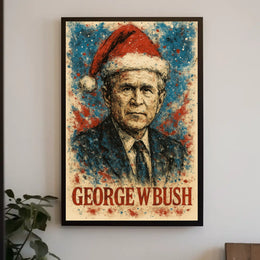 George W. Bush 43rd President of the United States Christmas SeriesPoster