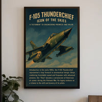 F-105 Thunderchief Icon Of The Skies Poster