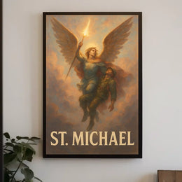 St. Michael Archangel Warrior Art Poster