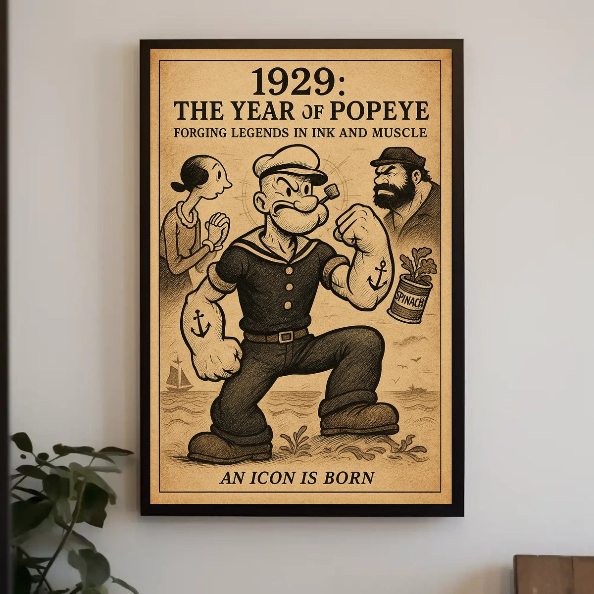 Popeye 1929 Art Poster POP-96