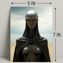 Futuristic Sentinel Poster