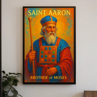 Saint Aaron Brother Of Moses Poster