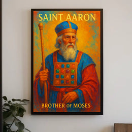 Saint Aaron Brother Of Moses Poster