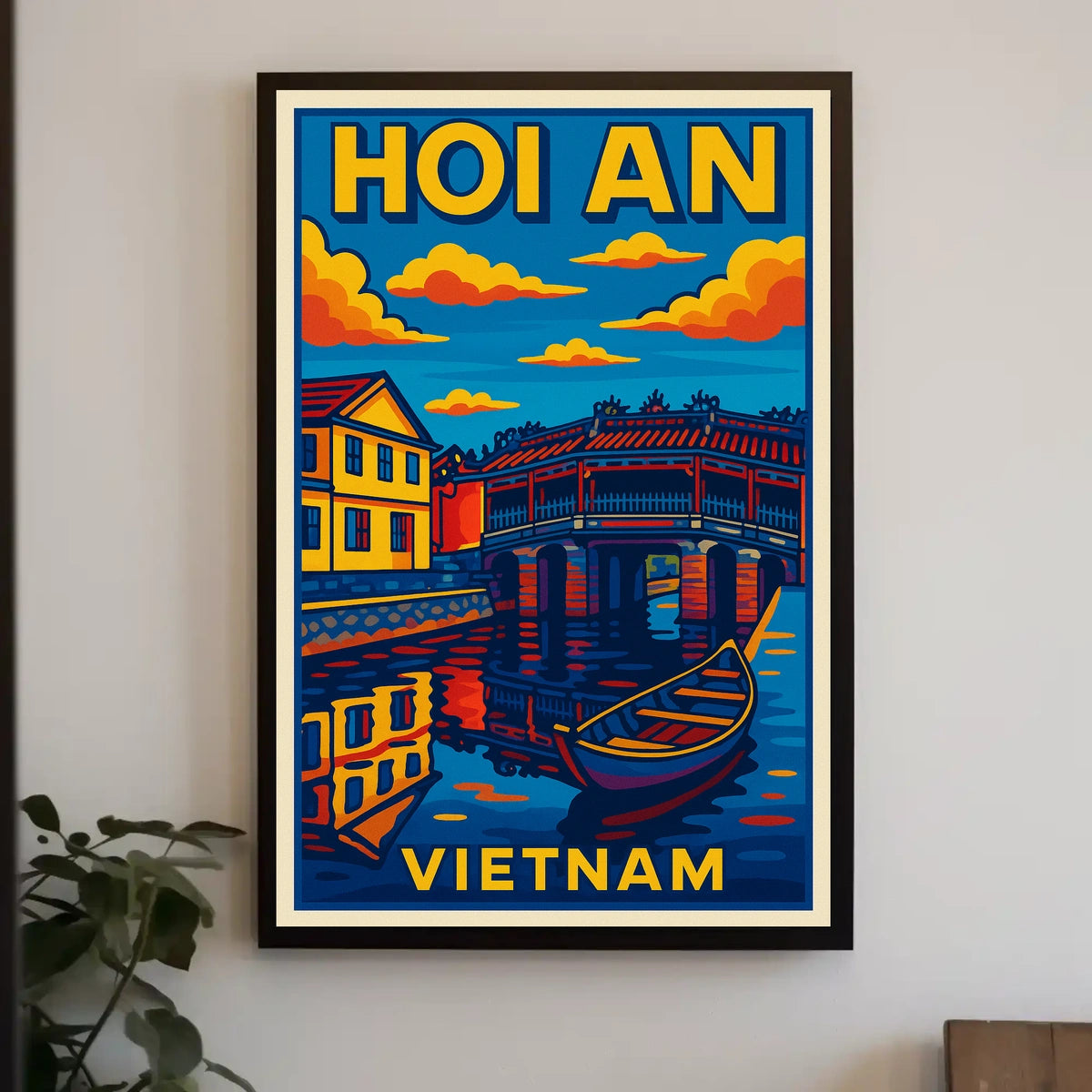 Hoi An Vietnam Travel Poster