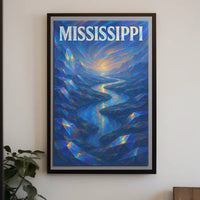 Mississippi River Dreamscape Poster
