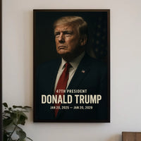 Trump Leadership Patriotic Cinematic Poster