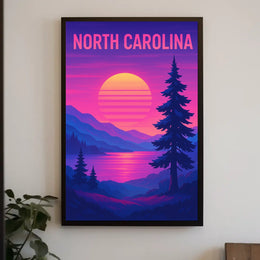 North Carolina Sunset Poster