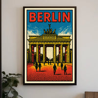 Berlin Iconic Landmark Poster