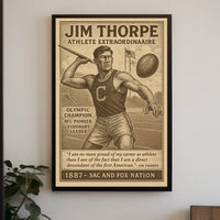 Jim Thorpe Legendary Athlete Jim Thorpe Poster