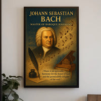 Johann Sebastian Bach Master Of Poster
