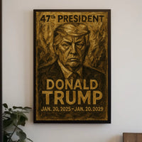 Donald Trump 47th President Poster