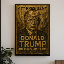 Donald Trump 47th President Poster