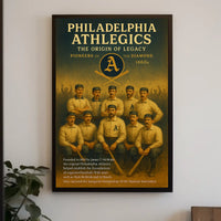 Philadelphia Athletics The Origin Of Poster