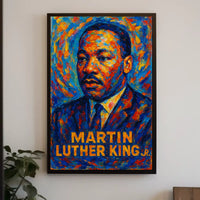 Martin Luther King Jr. Vibrant Legacy Poster