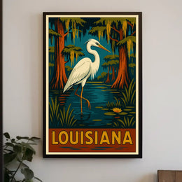 Louisiana Wildlife Poster