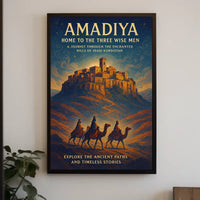 Amadiya Home to the Three Wise Men Poster
