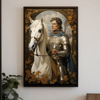 The Knight And His Steed Poster
