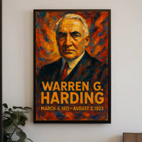 Warren G. Harding Poster