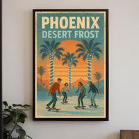 Phoenix Desert Frost Poster