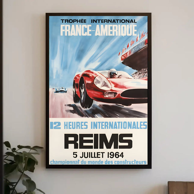 Trophée International France-Amérique 1964 Poster