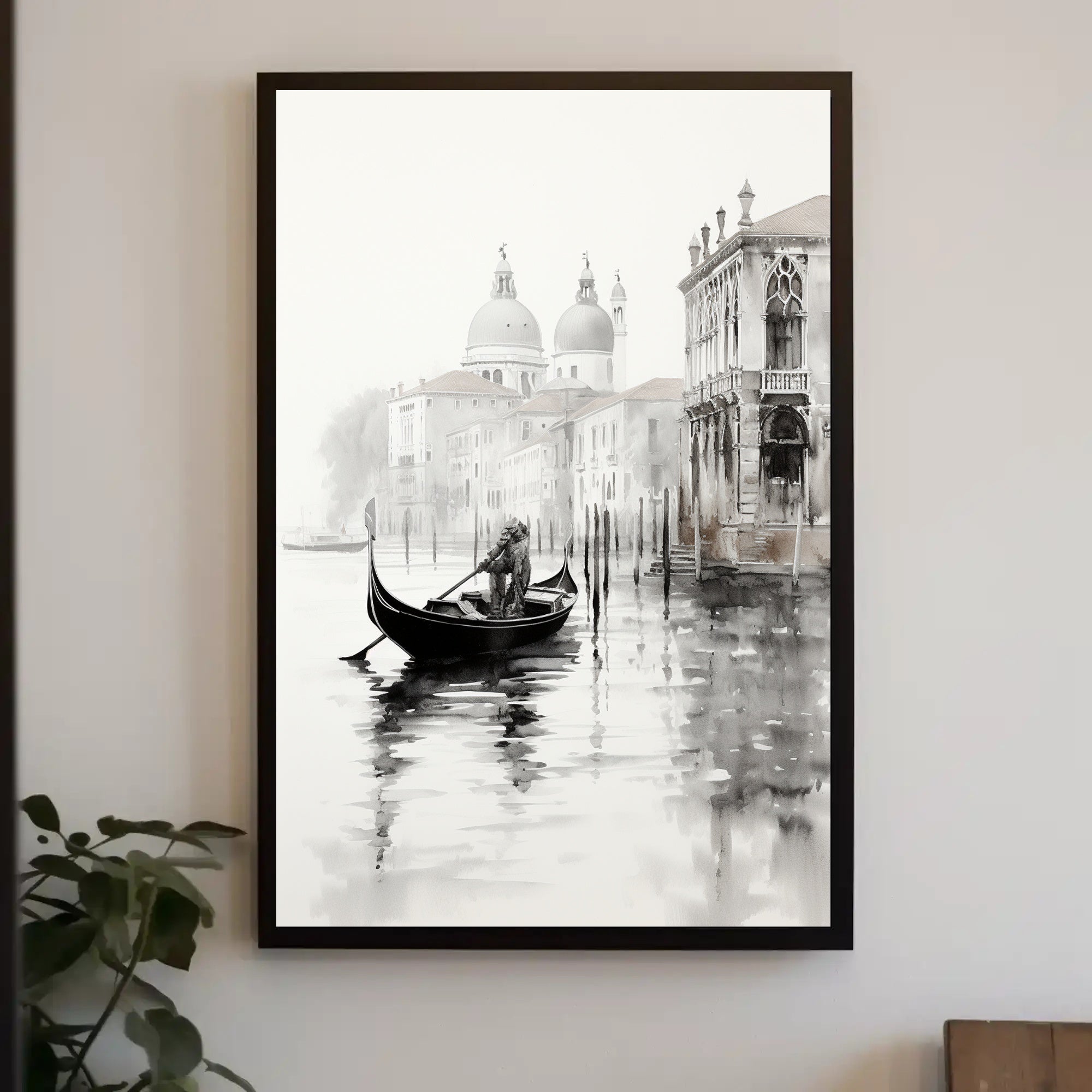 Gondola In Venice A Serene Journey Poster
