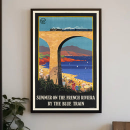 Summer On The French Riviera Poster