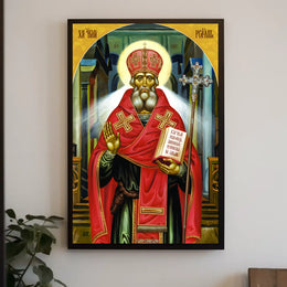 Iconic Religious Figure Poster