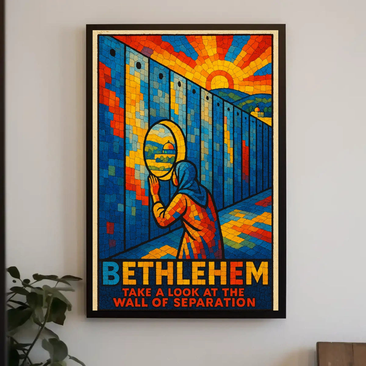 Bethlehem Wall Of Separation Poster
