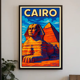 Cairo Travel Poster