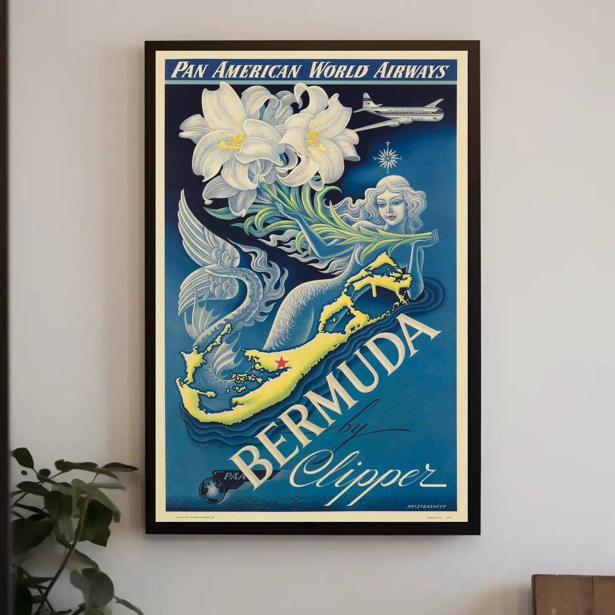 Bermuda By Clipper Poster