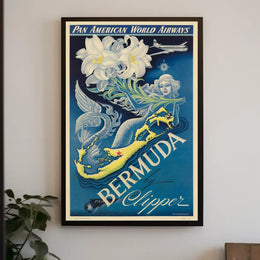 Bermuda By Clipper Poster