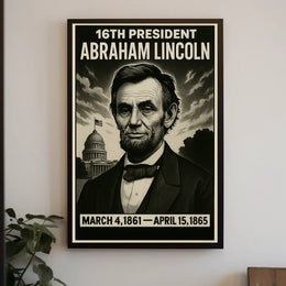 Abraham Lincoln 16Th President Poster