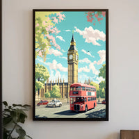 London Iconic Scene Poster